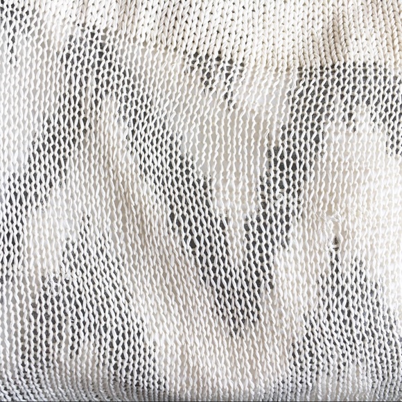 Anthropologie White Knit Duster Size XS - Picture 7 of 7